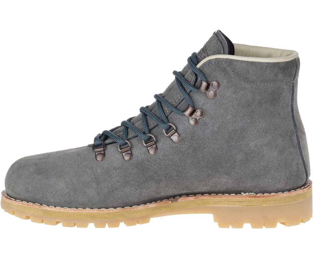 Kozaki Merrell Męskie Szare - Wilderness Usa Suede - 492786-HAS